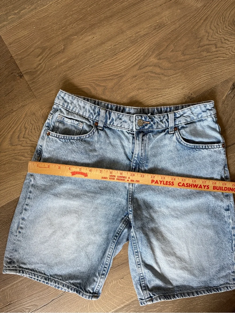 H&M Light Blue Denim Jean Shorts
